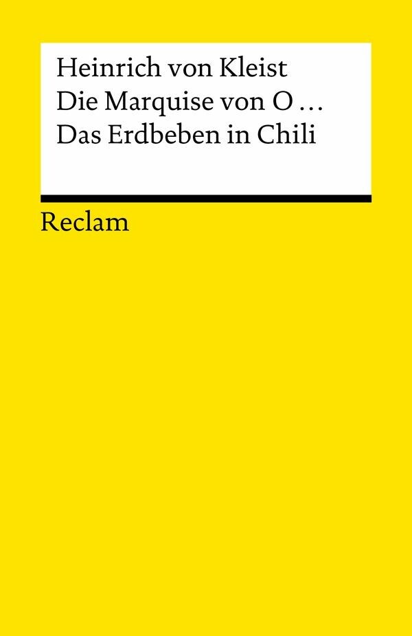 Die Marquise von O... · Das Erdbeben in Chili main product photo
