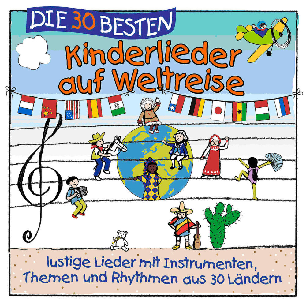 Die 30 besten Kinderlieder auf Weltreise, 1 Audio-CD main product photo