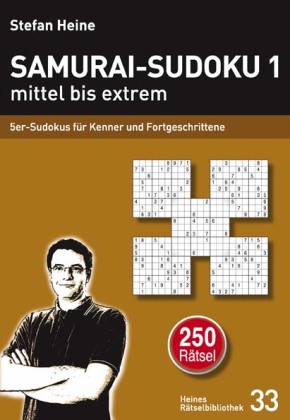 Samurai-Sudoku 1 mittel bis extrem. Tl.1