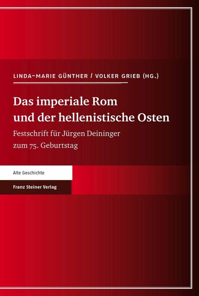 Das imperiale Rom und der hellenistische Osten main product photo