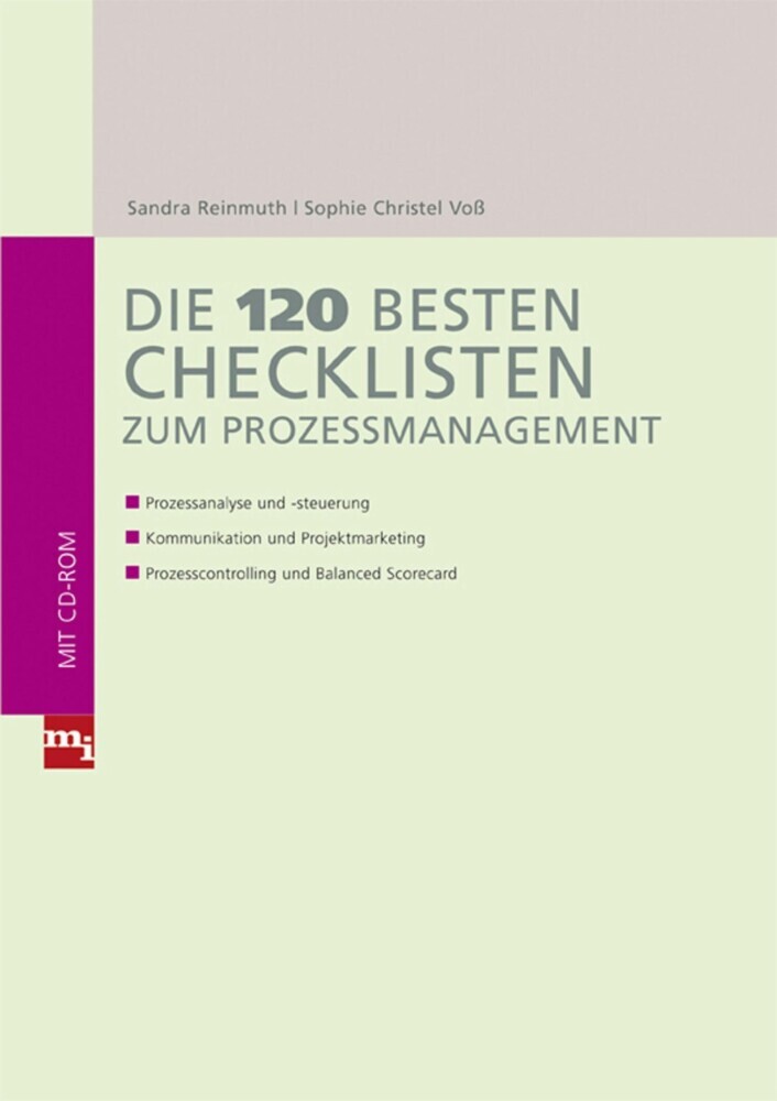 Die 120 besten Checklisten zum Prozessmanagement main product photo