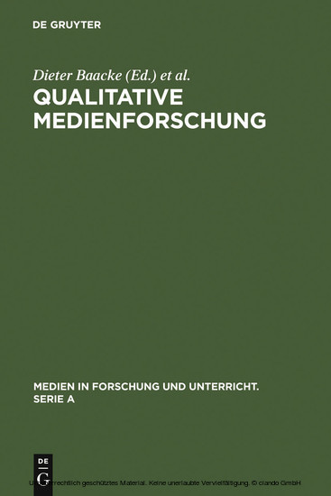 Qualitative Medienforschung main product photo