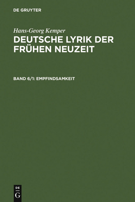 Empfindsamkeit main product photo