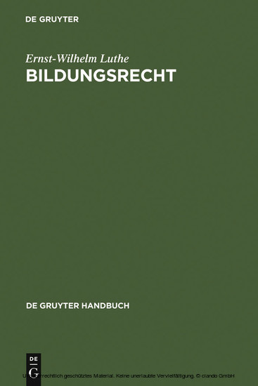Bildungsrecht main product photo