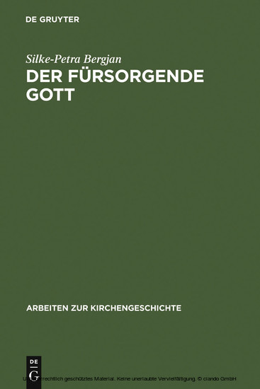 Der fürsorgende Gott main product photo