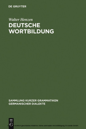 Deutsche Wortbildung