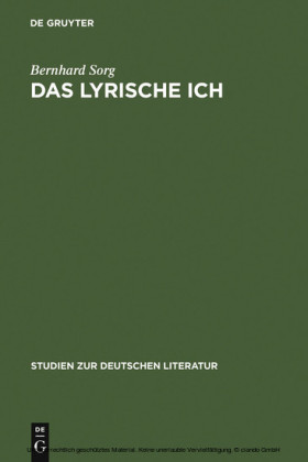 Das lyrische Ich