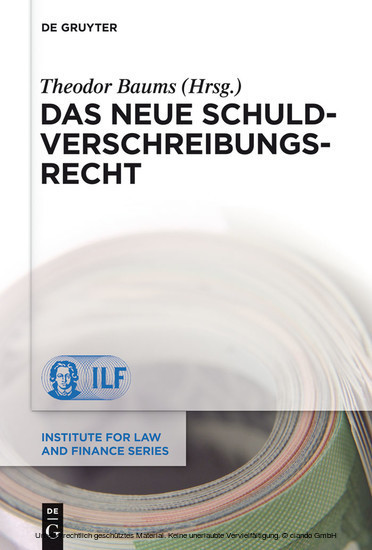 Das neue Schuldverschreibungsrecht main product photo