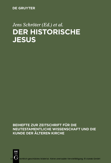 Der historische Jesus main product photo