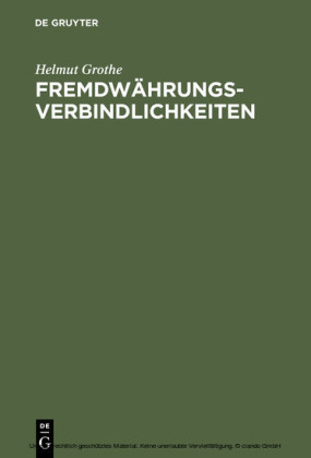 Fremdwährungsverbindlichkeiten
