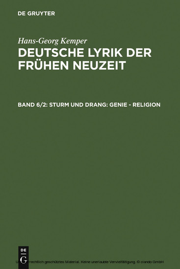 Sturm und Drang main product photo
