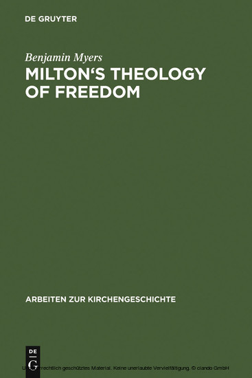 Milton's Theology of Freedom main product photo