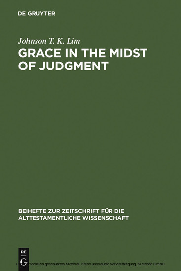 Grace in the Midst of Judgment main product photo