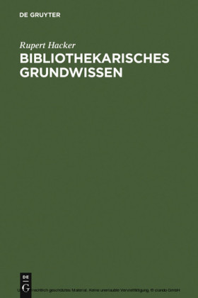 Bibliothekarisches Grundwissen