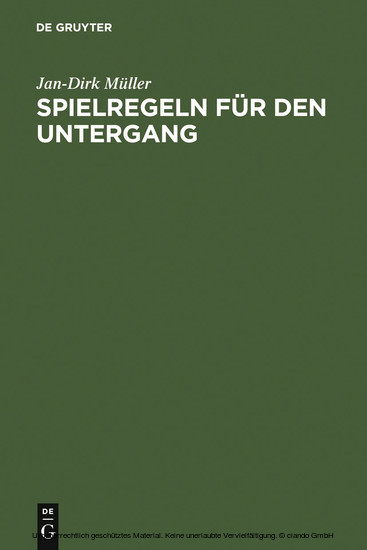 Spielregeln für den Untergang main product photo