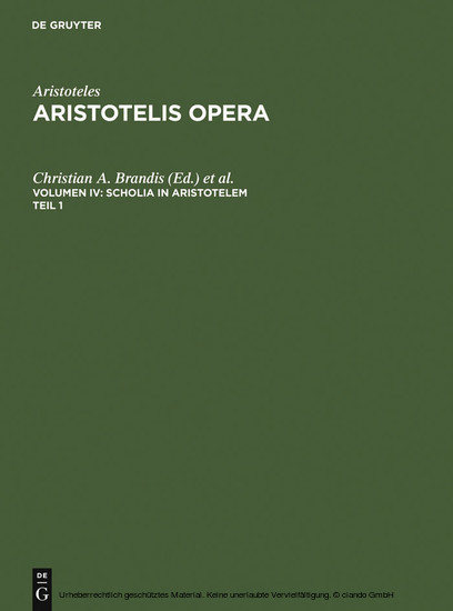 Scholia in Aristotelem main product photo