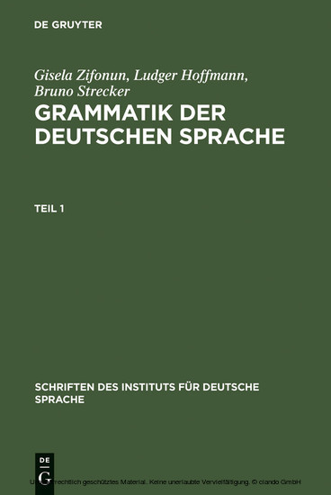 Grammatik der deutschen Sprache main product photo