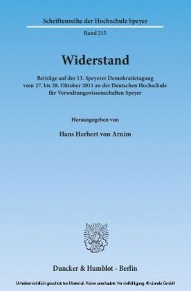 Widerstand.