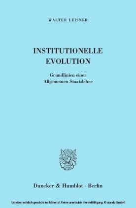 Institutionelle Evolution.