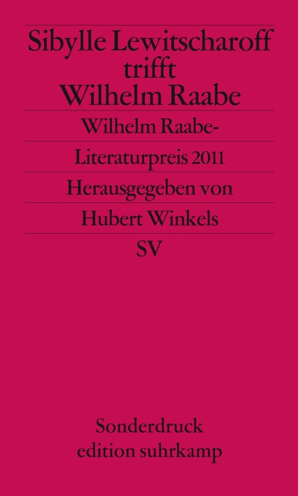 Sibylle Lewitscharoff trifft Wilhelm Raabe main product photo