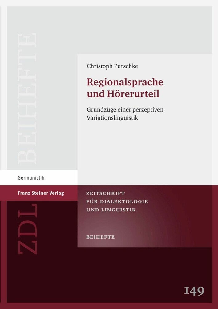 Regionalsprache und Hörerurteil main product photo