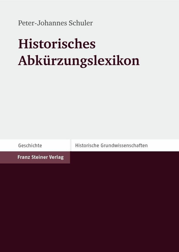 Historisches Abkürzungslexikon main product photo