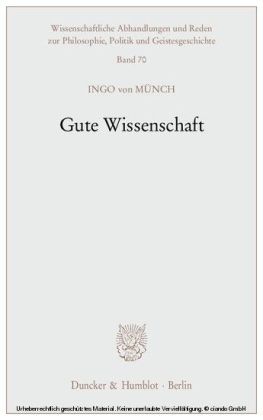 Gute Wissenschaft.
