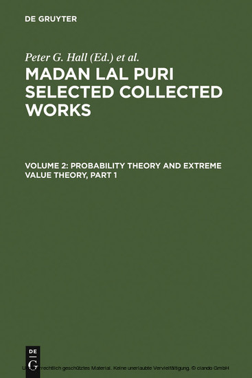 Probability Theory and Extreme Value Theory main product photo