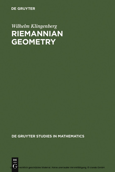 Riemannian Geometry main product photo