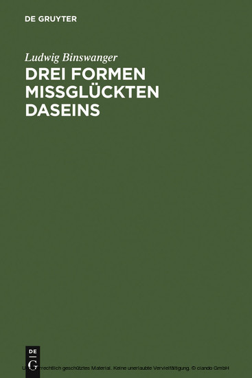 Drei Formen missglückten Daseins main product photo