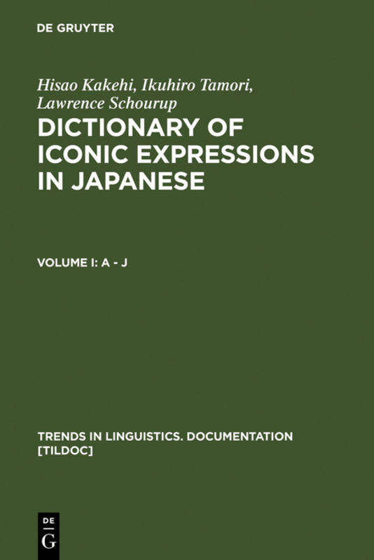 Dictionary of Iconic Expressions in Japanese main product photo