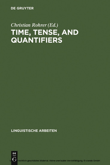 Time, Tense, and Quantifiers main product photo