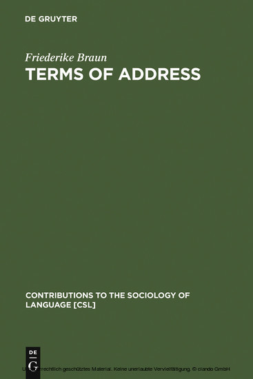 Terms of Address main product photo