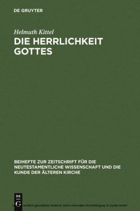 Die Herrlichkeit Gottes