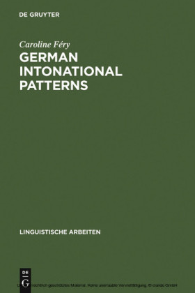 German intonational Patterns
