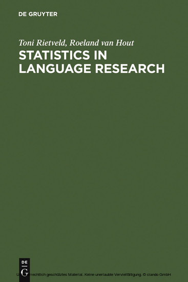 Statistics in Language Research main product photo