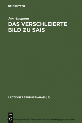 Das verschleierte Bild zu Sais