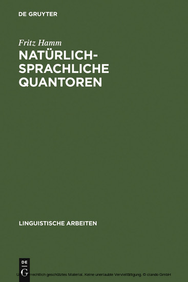 Natürlich-sprachliche Quantoren main product photo