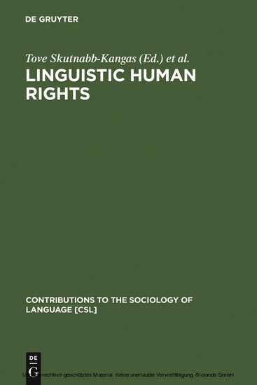 Linguistic Human Rights main product photo