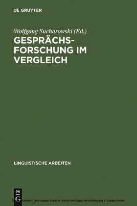 Gesprächsforschung im Vergleich