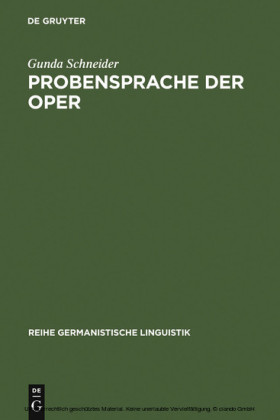 Probensprache der Oper