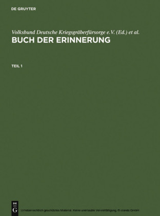 Buch der Erinnerung / Book of Remembrance