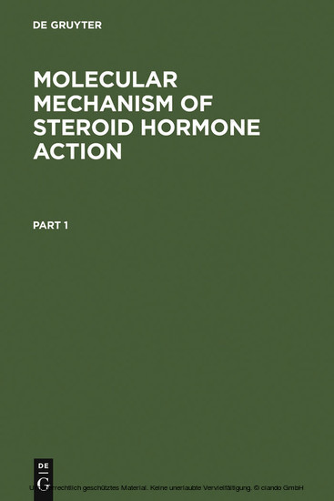Molecular Mechanism of Steroid Hormone Action main product photo