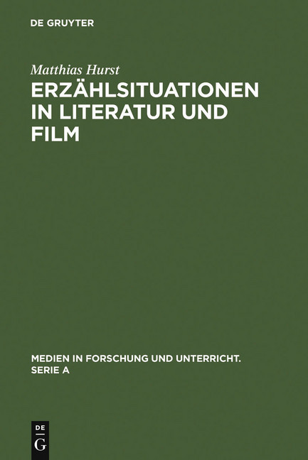 Erzählsituationen in Literatur und Film main product photo