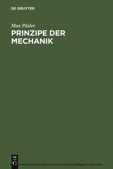Prinzipe der Mechanik main product photo