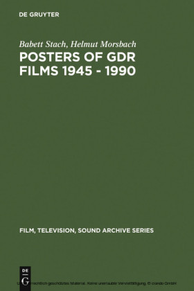 Posters of GDR films 1945 - 1990
