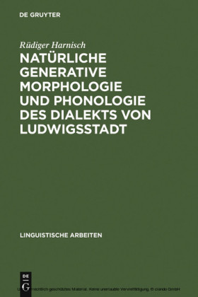 Natürliche generative Morphologie und Phonologie des Dialekts von Ludwigsstadt