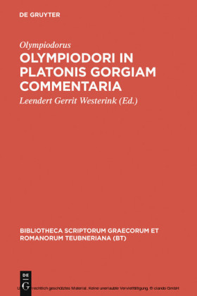 Olympiodori in Platonis Gorgiam commentaria
