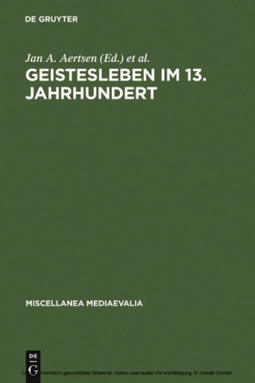 Geistesleben im 13. Jahrhundert