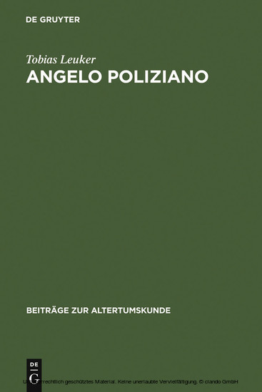 Angelo Poliziano main product photo